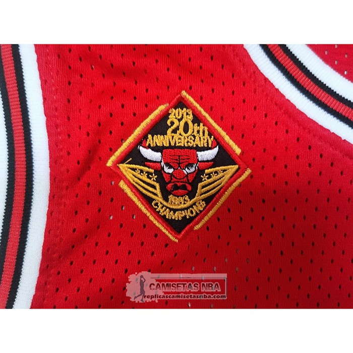 Camiseta Chicago Bulls Michael Jordan NO 23 Mitchell & Ness 1997-98 Rojo